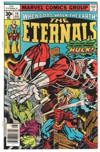 The Eternals #14 (1977) The Eternals [Key Issue] Battle vs Hulk!