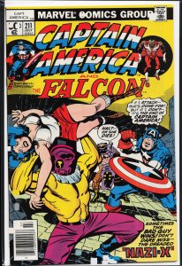 Captain America #211 (1977) Captain America and the Falcon