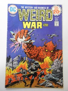 Weird War Tales #32 (1974) VG- Condition moisture stain
