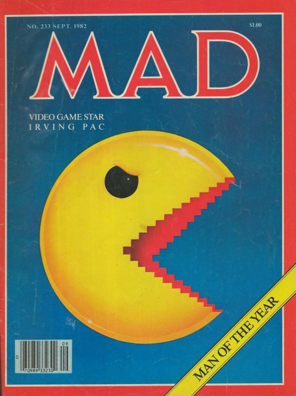 ORIGINAL Vintage Sep 1982 Mad Magazine #233 Pac Man | Comic ...