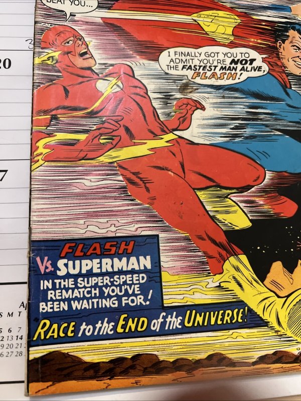 Flash #175 (1967 2nd Race Between Superman And The Flash) KEY