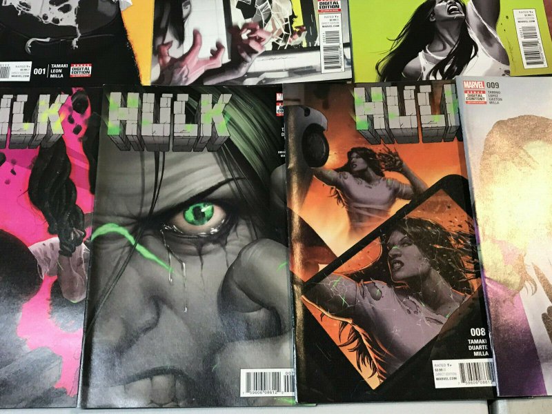 HULK#1-11 VF/NM LOT SHE-HULK 2016 MARVEL COMICS