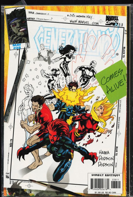 Generation X #38 Direct Edition (1998) Generation X