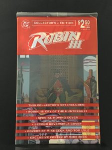 Robin III : Cry of The Hunters #1 Collectors Set in original poly bag