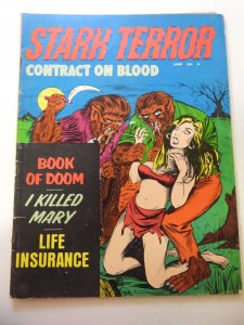 Stark Terror #4 (1971) GD/VG Condition 1 1/2 spine split