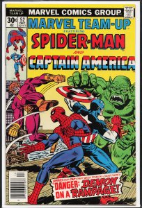 Marvel Team-Up #52 Regular Edition (1976) Captain America