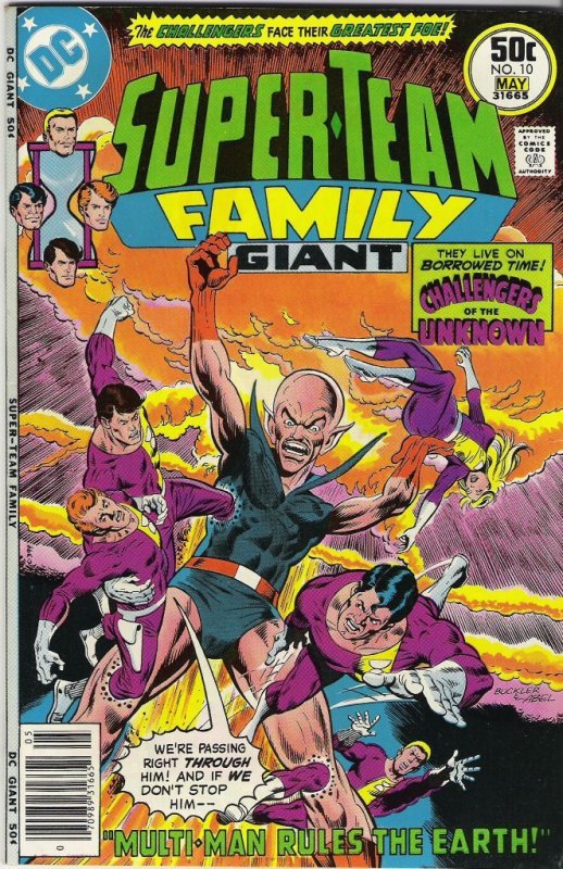 Super-Team Family #1-15 (1975)  complete set  average grade VF 8.0  see desc.