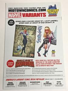 SECRET WARS#9 NM 2016 MIDTOWN VARIANT MARVEL COMICS