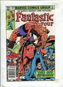Fantastic Four #249 - John Byre - Man and Super-Man! (9.2 or Better) 1982