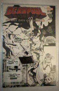 Deadpool: Last Days of Magic Fried Pie Black and White Cover (2016)