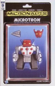 MICRONAUTS Comic 9 — Microton Action Figure Sub Cover Variant — 2017 IDW Pub VF+