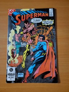 Superman #392 Direct Market Edition ~ VERY GOOD VG ~ 1984 DC Comics