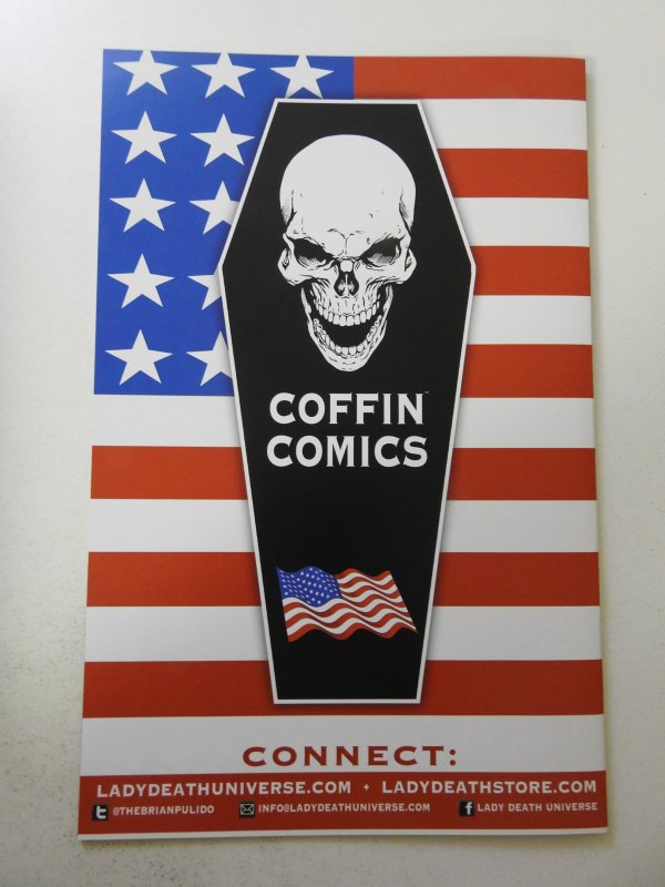 Lady Death: Oblivion Kiss #1 Independence Nice Edition NM Cond! Signed W/ COA!