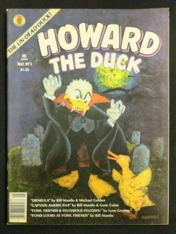 Howard The Duck #5 The Un-Dead Duck Drakula FN/VF