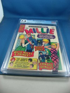 MILLIE THE MODEL QUEEN SIZE SPECIAL 5 CGC 7.5 1966