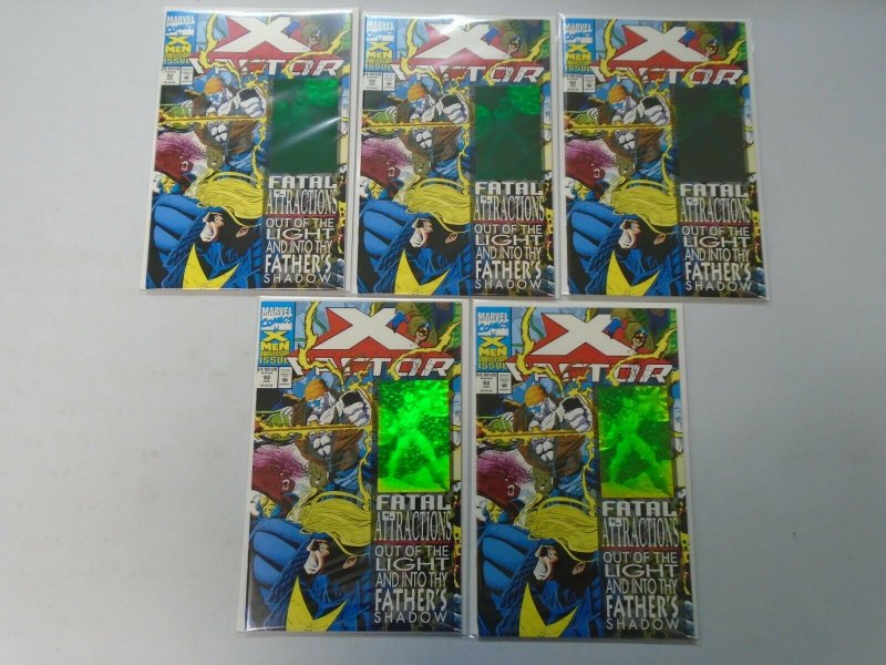 X-Factor #92 lot of 10 with Hologram cover NM (1993)