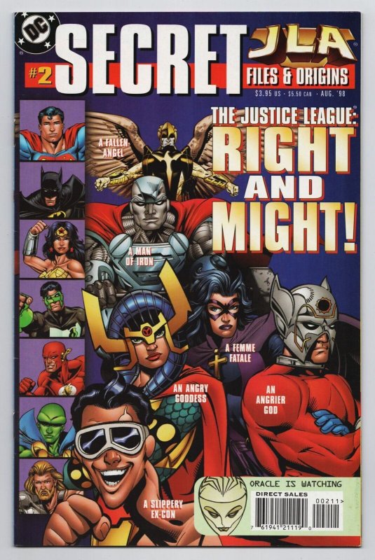 JLA Secret Files And Origins #2 Batman | Superman | Flash (DC, 1998) VF 