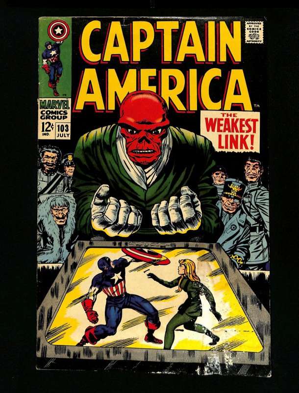 Captain America #103 Red Skull Appearance!