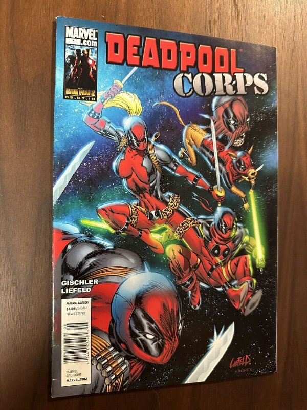 Deadpool Corps #1A FN+ Newsstand Rob Liefeld Cover (Marvel 2010)