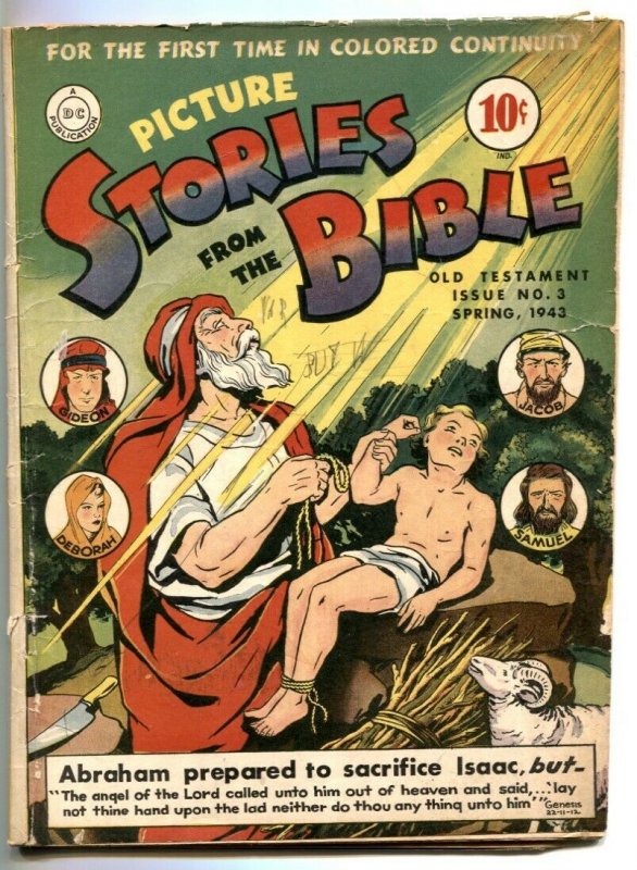 Picture Stories From The Bible #3 1943- Old Testament VG