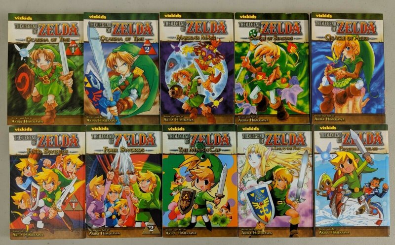 The Legend of Zelda Vol 1-10 (Viz, 2008) Akira Himekawa Vizkids  