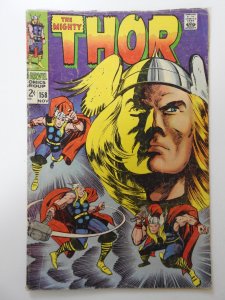 Thor #158 (1968) VG Condition! ink first page