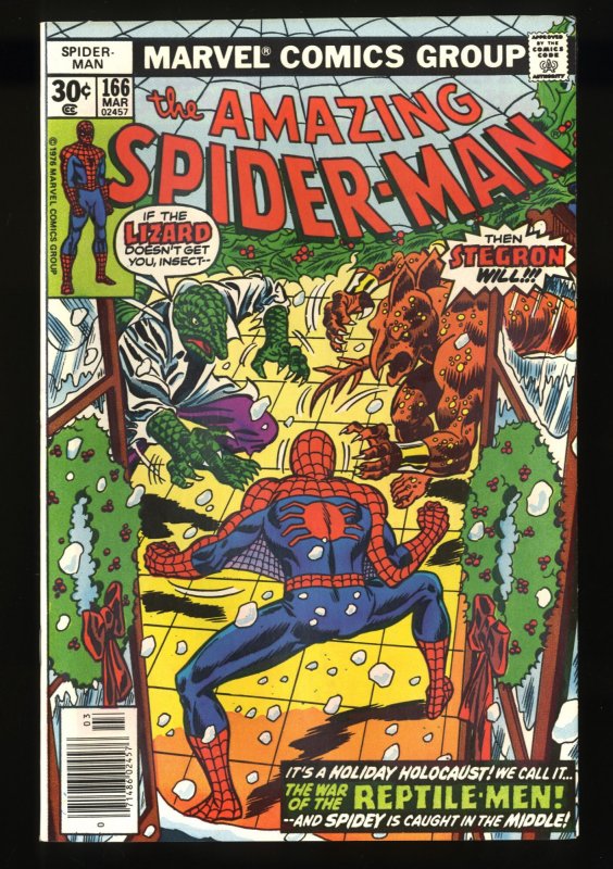 Amazing Spider-Man #166 VF/NM 9.0 Lizard!