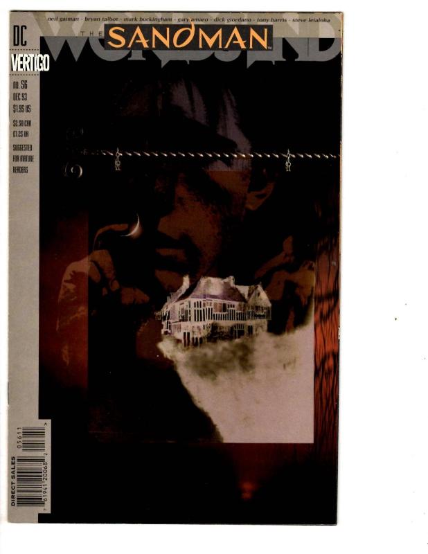 4 DC Comic Books Ghosts #12 Batman #499 Superboy & Legion #219 Sandman #56 JB3