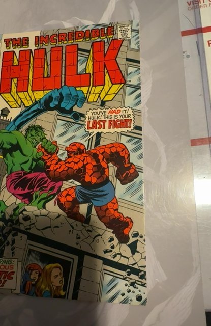 The Incredible Hulk #122 (1969) The ff vs the hulk