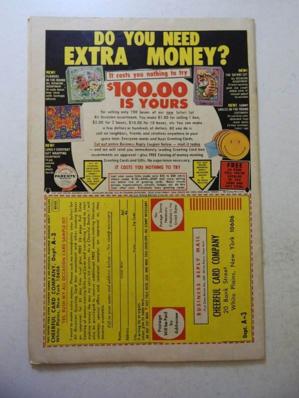 Captain America #148 (1972) VG Cond cover detached at 1 staple, rusty staple