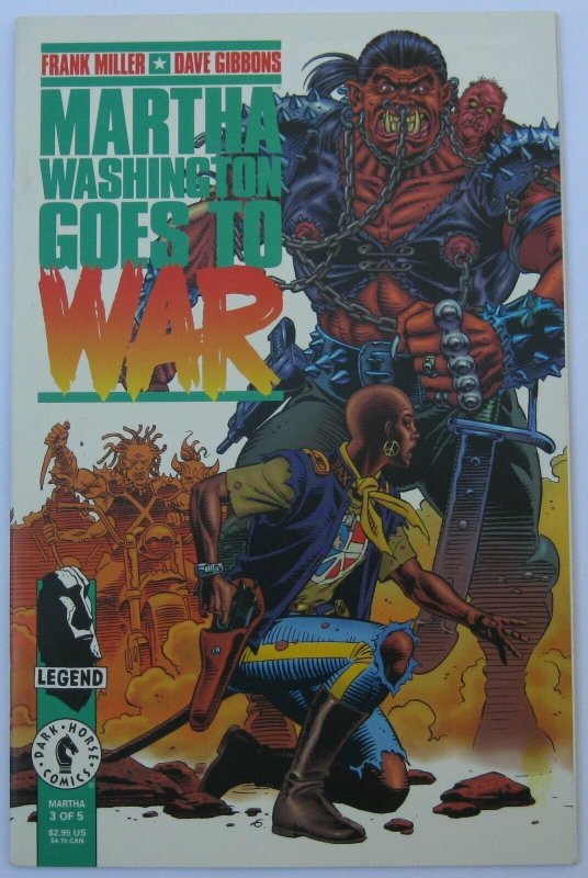 Martha Washington Goes To War #3 (Jul 1994, Dark Horse), NM+ condition (9.6)