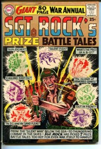 SGT. ROCK'S PRIZE BATTLE TALES-1964-80 PG GIANT VG