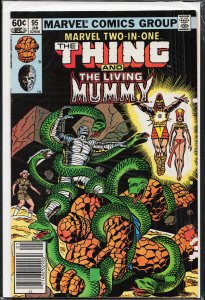 Marvel Two-in-One #95 (1983) The Living Mummy