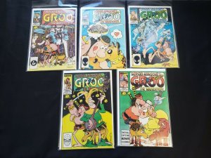 SERGIO ARGONE'S GROO THE WANDERER 5PC (VF/NM) BAGGED & BOARDED 1987-88