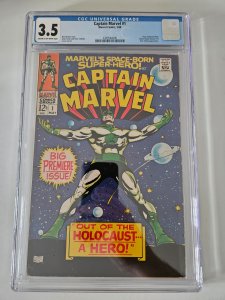 Captain Marvel 1 CGC 3.5 (1968)