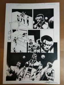 Original Art: Steve Scott & Nathan Massengill -  Checkmate #11 pg 13 (2007)