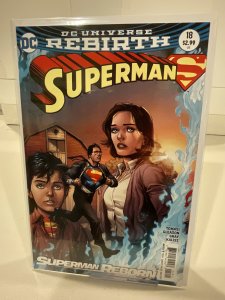 Superman #18  2017 9.0 (our highest grade) Gary Frank Variant! Superman Reborn!