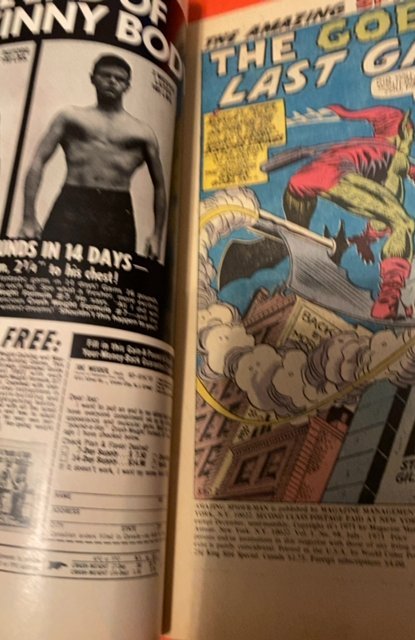 The Amazing Spider-Man #98 (1971)goblin/Romita art/high grade