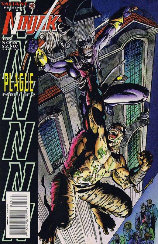 NINJAK (1994 VL) 16-17 PLAGUE complete 2-part story