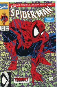 Spider-Man #1 (1990) Todd McFarlane Green Cover VF 8.0 Comic Book