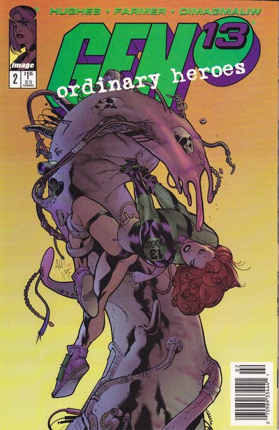 Gen13: Ordinary Heroes #2 (Newsstand) VG ; Image | low grade comic Adam Hughes