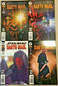 DARTH MAUL#1-4 VF/NM LOT 2000 STAR WARS DARK HORSE COMICS