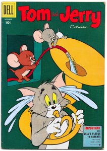 TOM AND JERRY COMICS #134 (Sept 1955) 8.0 VFN - Great Harvey Eisenberg Artwork!