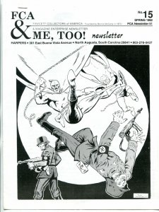 FCA & ME, Too Newsletter #15 1992- Fawcett & ME comic fandom FN