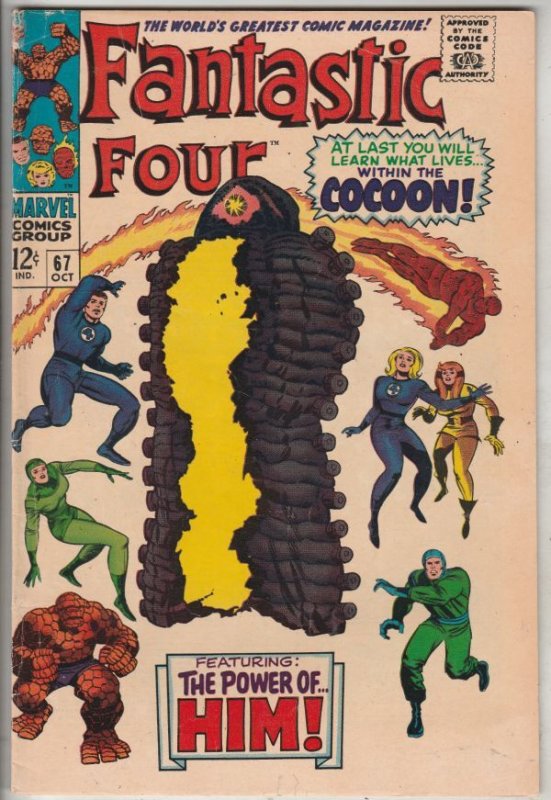 Fantastic Four #67 (Oct-67) FN/VF+ High-Grade Fantastic Four, Mr. Fantastic (...