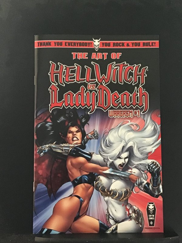 The Art of Hellwitch vs. Lady Death: Wargasm #1 from kickstarter