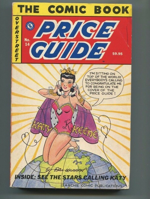 OVERSTREET COMIC BOOK PRICE GUIDE #14 (5.0) KATTY KEENE COVER! 1984 