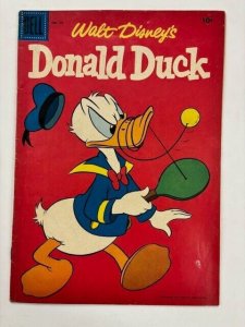 DONALD DUCK 50 VG-F DELL COMICS December 1956 Silver Age Scrooge, Gyro, Daisy++