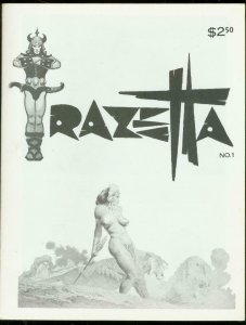 FRAZETTA #1 1969-THUNDA-SELF PORTRAIT-FANZINE-RARE VF