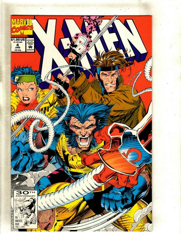 X-Men # 4 NM- Marvel Comic Book 1st Omega Red Wolverine Storm Beast Angel HJ9